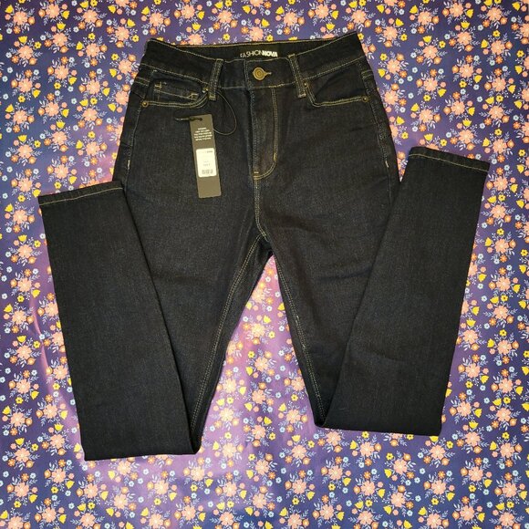 Dark Wash Skinny Jeans NWT - Picture 5 of 12